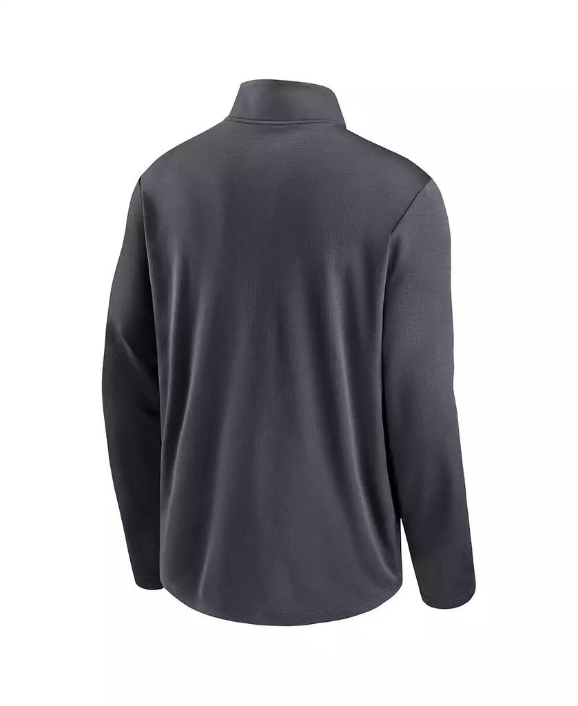 Jordan Men's Anthracite North Carolina Tar Heels Primetime Pacer Performance Half-Zip Top