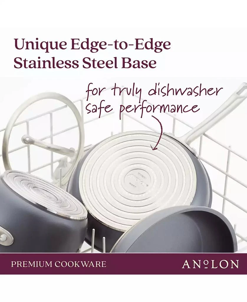 Anolon Accolade Forged Hard-Anodized Nonstick Square Grill Pan, 11-Inch, Moonstone 8