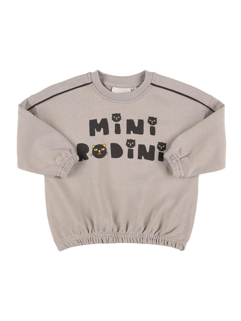 Mini Rodini Organic Cotton Crewneck Sweatshirt