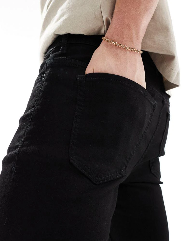 River Island River Island spray on jeans in black 5
