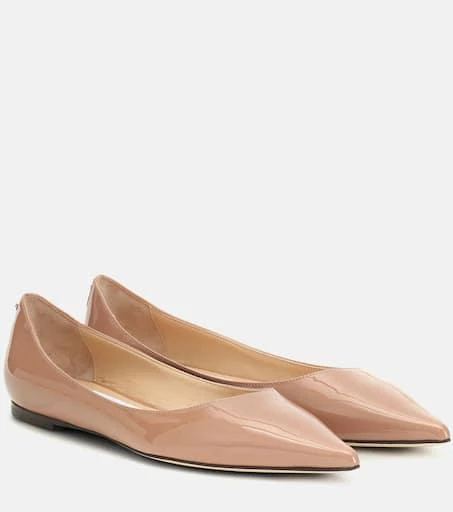 Jimmy Choo Love patent leather ballet flats 1
