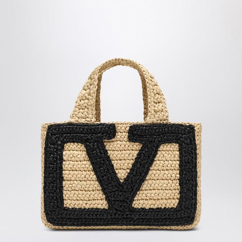 Valentino Valentino Antibes VLogo Signature Small Tote Bag
