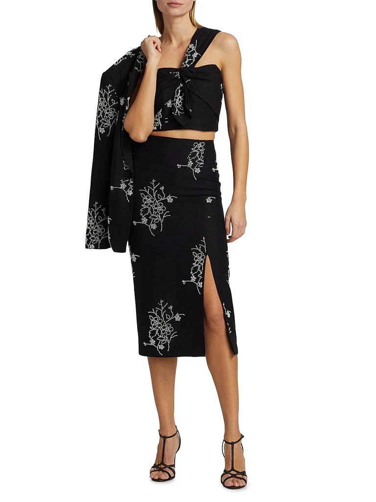 Milly Beaded One-Shoulder Top 2