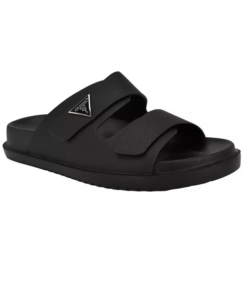 GUESS Men's Visel Branded Slip On Fashion Slides 1