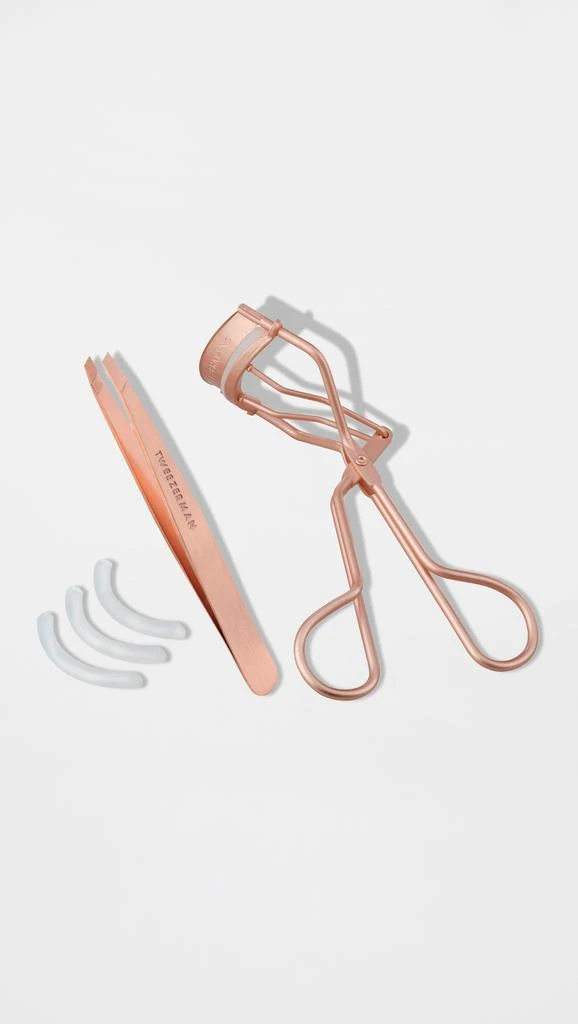 Tweezerman Rose Gold Brow and Lash Set 1