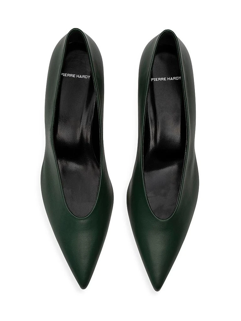 PIERRE HARDY Amber 35MM Leather Wedge Pumps 4