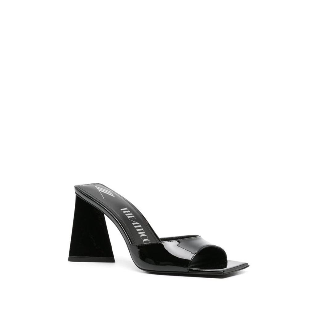 La Sélection Créateurs Sandales The Attico Mini Devon 85 Leather - Black - Femme