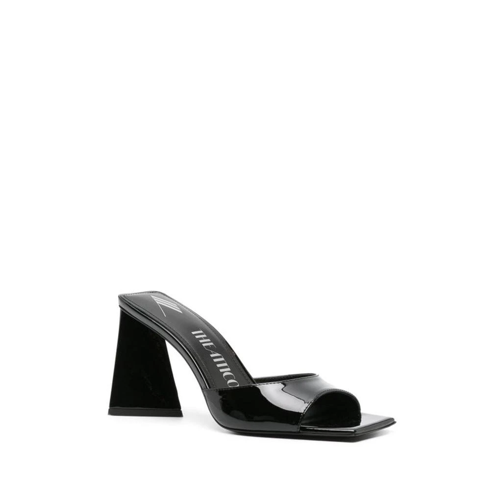 La Sélection Créateurs Sandales The Attico Mini Devon 85 Leather - Black - Femme 2
