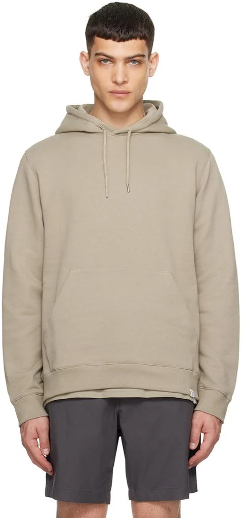 Norse Projects Taupe Vagn Hoodie 1