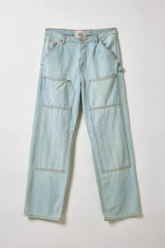 BDG BDG Hickory Stripe Baggy Skate Fit Double Knee Utility Jean 2