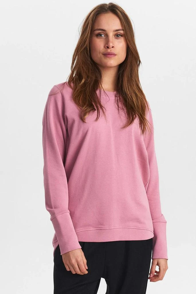 Numph Nümph Nunicola Turtle Neck Sweat Top in Lilas Pink 1