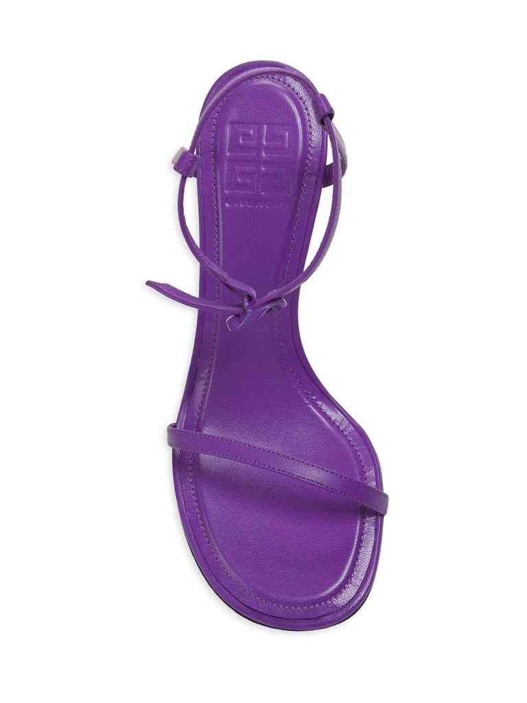 Givenchy 90MM Leather G Cube Sandals 5