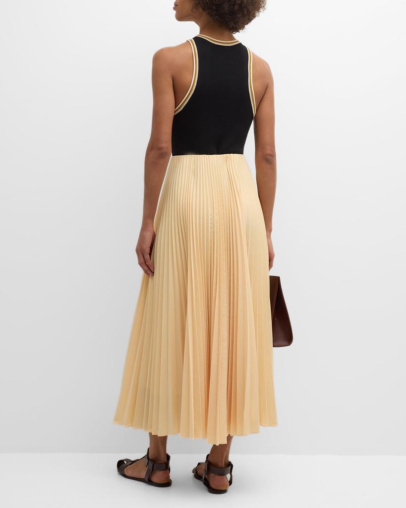 スカート [ALCMY] Pleats Full Midi Skirt A.L.C. Tatum Pleated Midi Skirt Au Lait – blueandcream