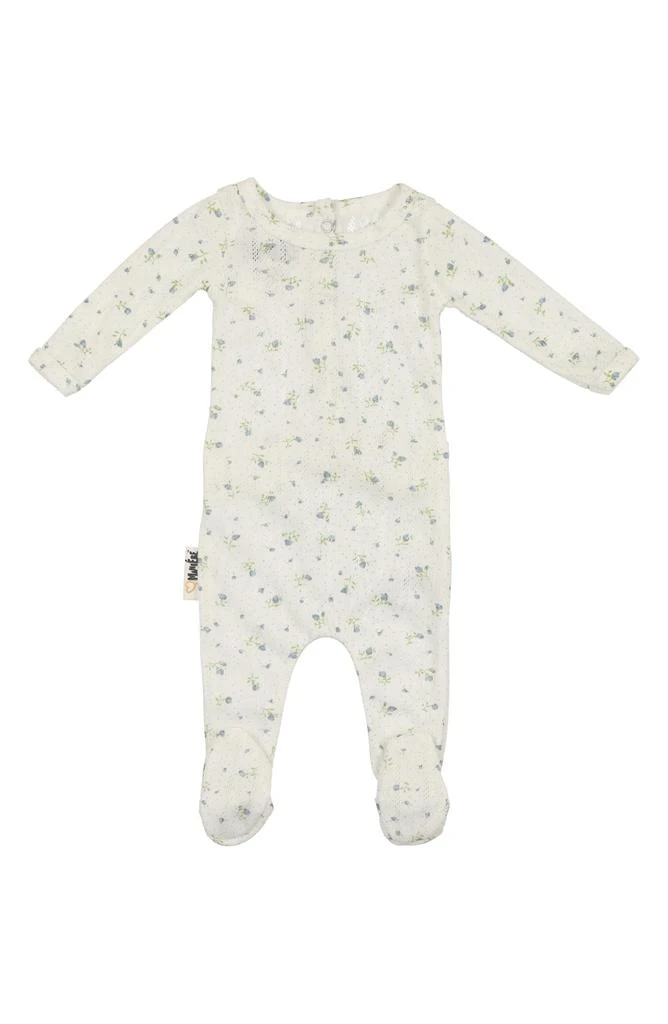 Manière Floral Pointelle Footie