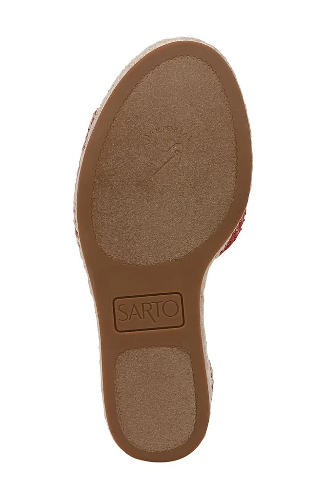 SARTO by Franco Sarto Casey Ankle Wrap Espadrille Platform Wedge Sandal 6