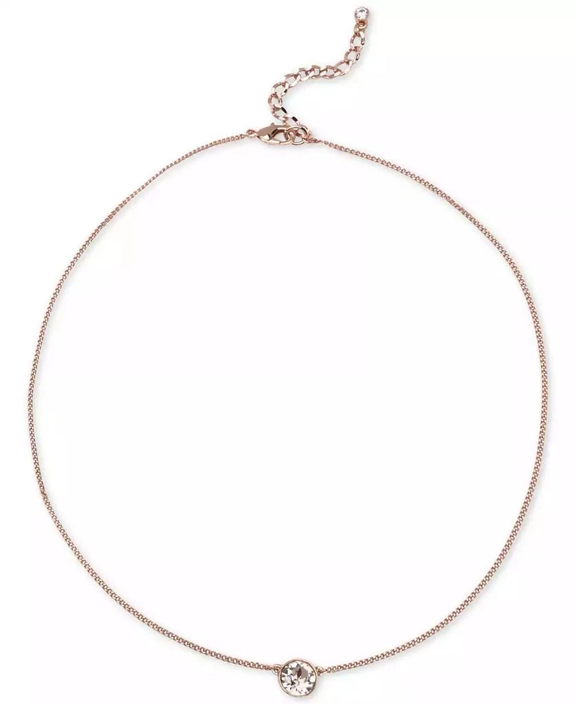 Givenchy Crystal Pendant Necklace, 16" + 2" Extender 2