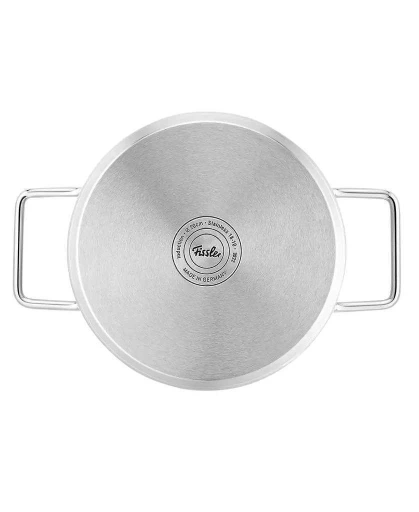 Fissler Pure Collection Stainless Steel 4.2 Quart Stock Pot with Glass Lid 5