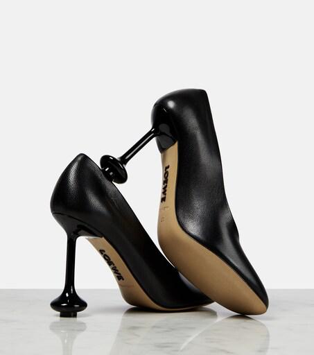 LOEWE TOY PUMPS 45 パンプス ブラック Shop Toy leather pumps on Sale at BeyondStyle – Get Lowest price