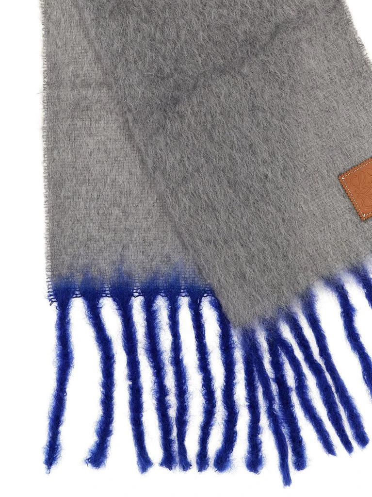 Loewe Loewe Logo-Patch Fringed Scarf 3