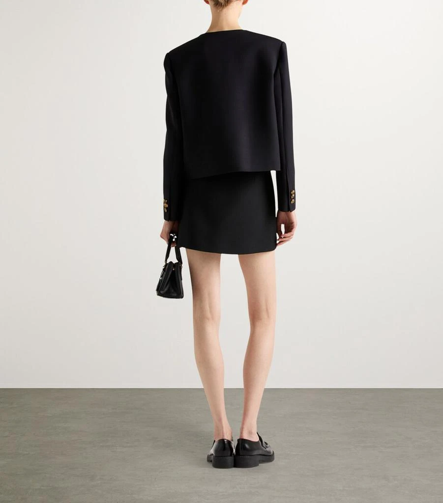 Prada Wool-Silk Mini Skirt 4