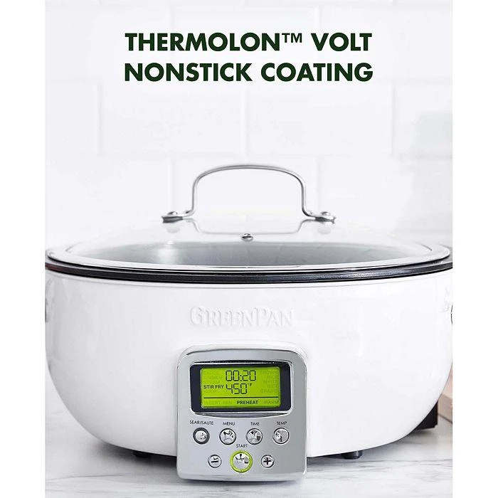 Greenpan Elite 6-Quart Essential Smart Skillet 7