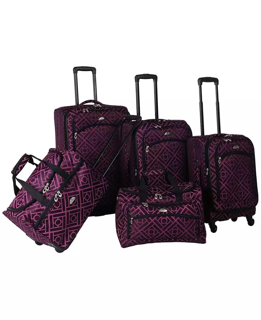 American Flyer Astor Collection 5 Piece Luggage Set 6