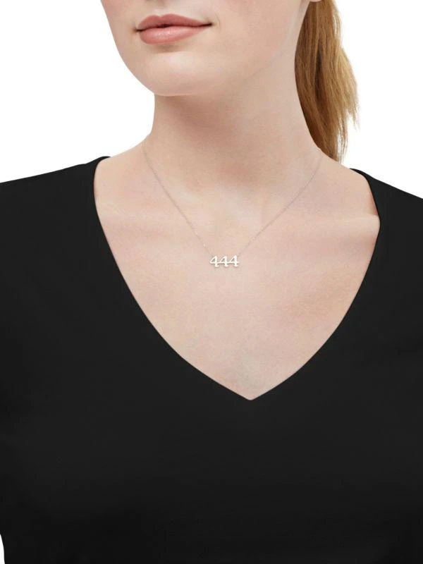 Saks Fifth Avenue 14K White Gold Pendant Necklace/18" 3