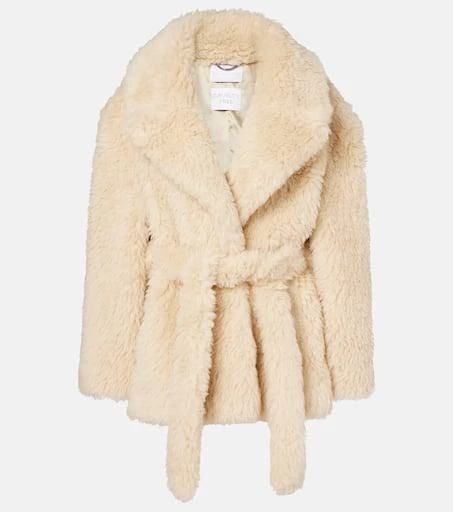 Stella McCartney Wool-blend teddy wrap coat 1