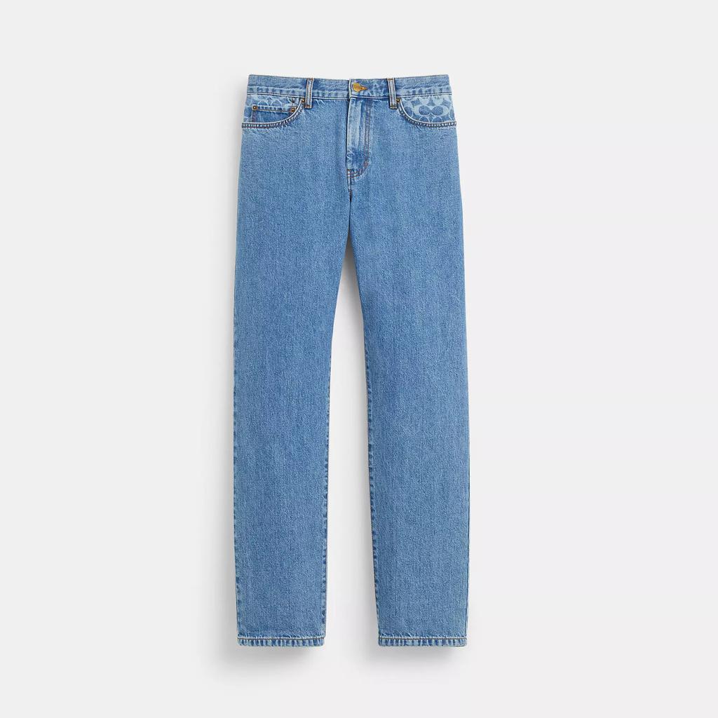 【COACH】Denim ジーンズ 在庫確認ください CT433 Coach Straight Fit Denim Jeans - Pants - BeyondStyle