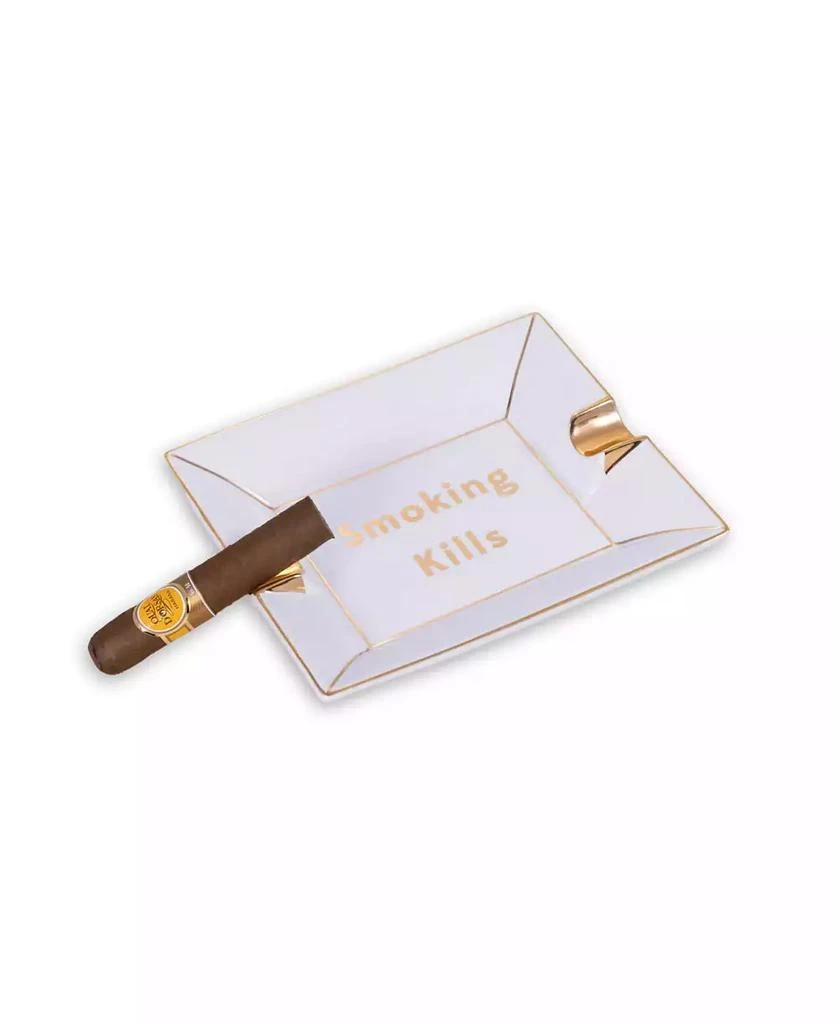 Bey-Berk "Smoking Kills" Porcelain Ashtray 3