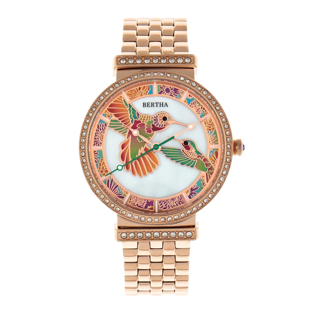 BERTHA Emily Mother-Of-Pearl Bracelet Watch 4