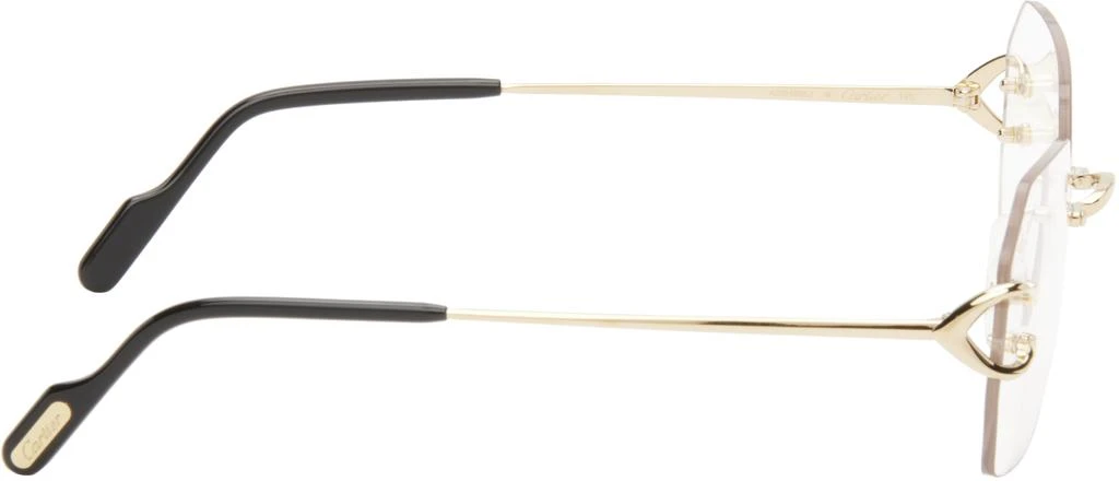 Cartier Gold 'Signature C de Cartier' Sunglasses 2