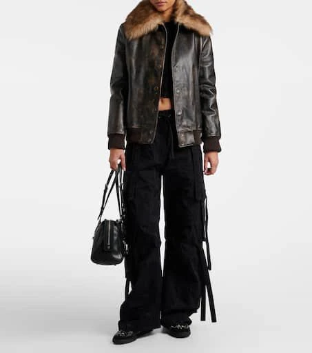 Dolce 
Gabbana Saint Tropez Light embellished leather sneakers 3