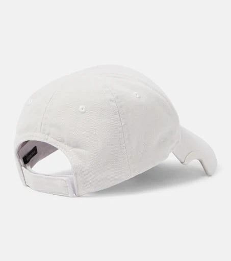 Balenciaga Logo cotton drill baseball cap 5