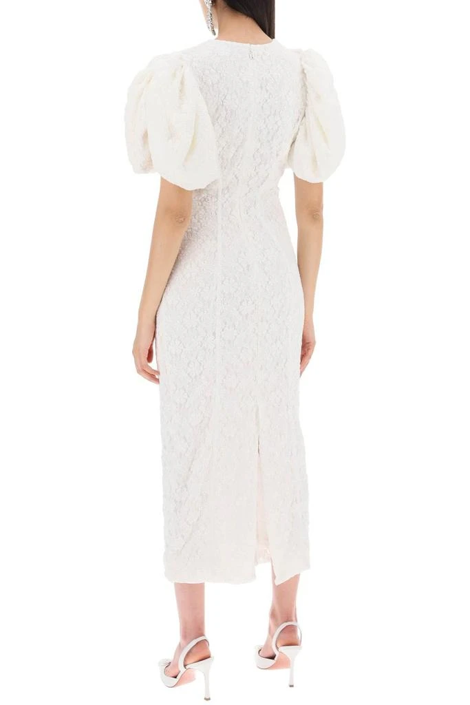 ROTATE Birger Christensen ROTATE Lace Midi Fitted Dress 3