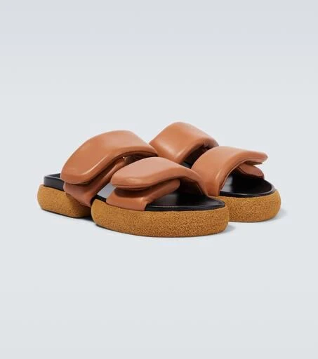 Dries Van Noten Leather platform sandals 5
