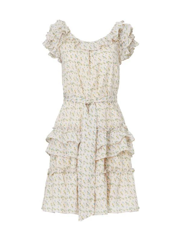 MARISSA WEBB Ruffle Floral Mini Dress 5