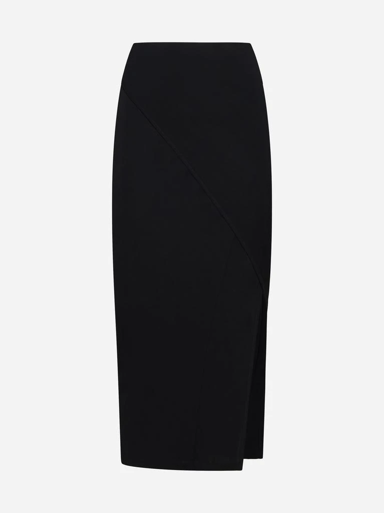 DIANE VON FURSTENBERG Archer viscose midi skirt 1