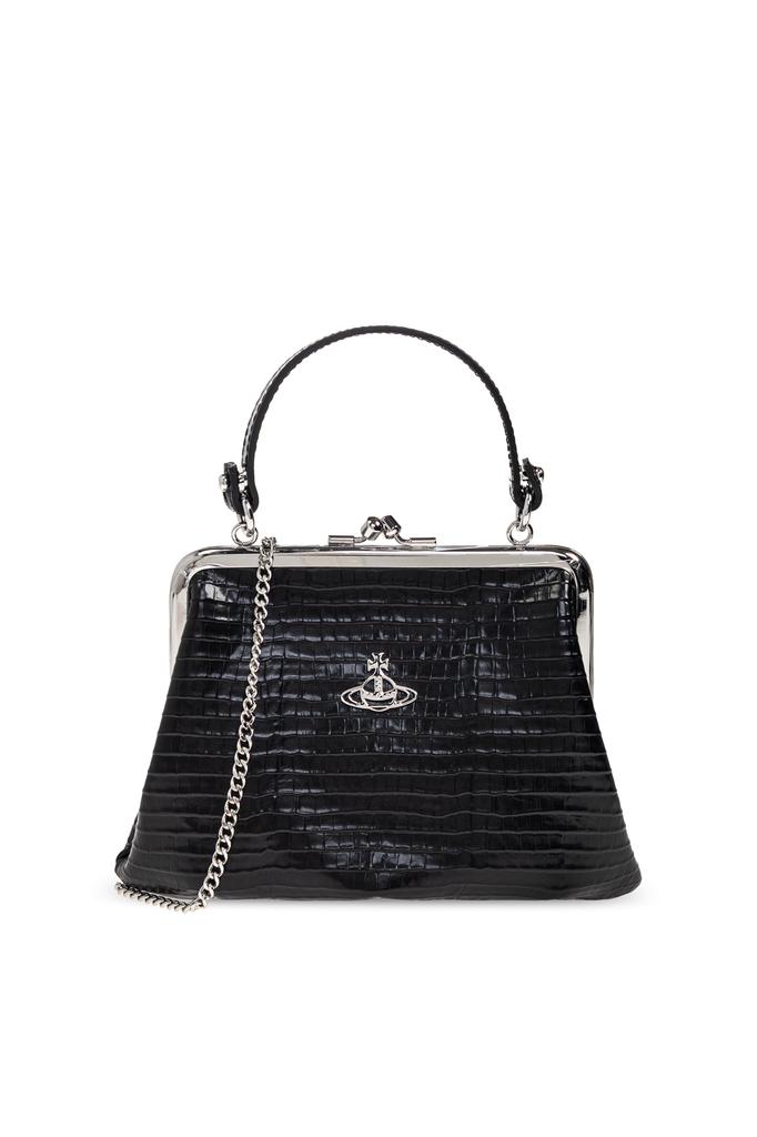 【Vivienne Westwood】Doll XL Frame Pulse Tote Bag/追跡可能 Vivienne Westwood Vivienne Westwood Doll Xl Faux Leather