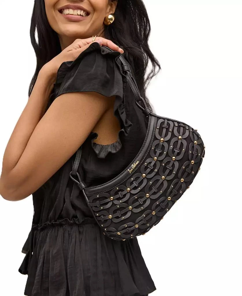 Sam Edelman Bay Crescent Chainlink Leather Small Shoulder Bag 5