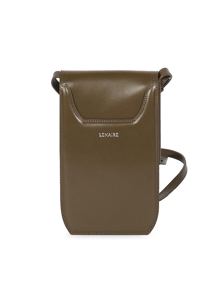 LEMAIRE Small Calepin Leather Messenger Bag | Black | FARFETCH EG