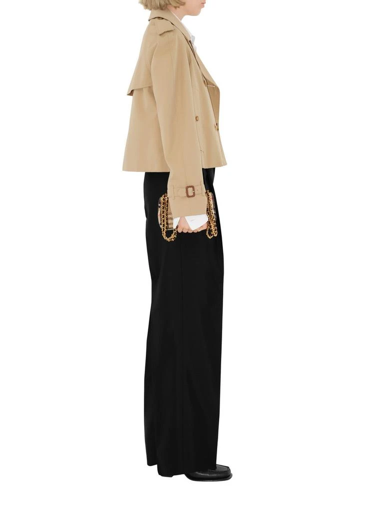 Burberry Cropped gabardine trench jacket 6