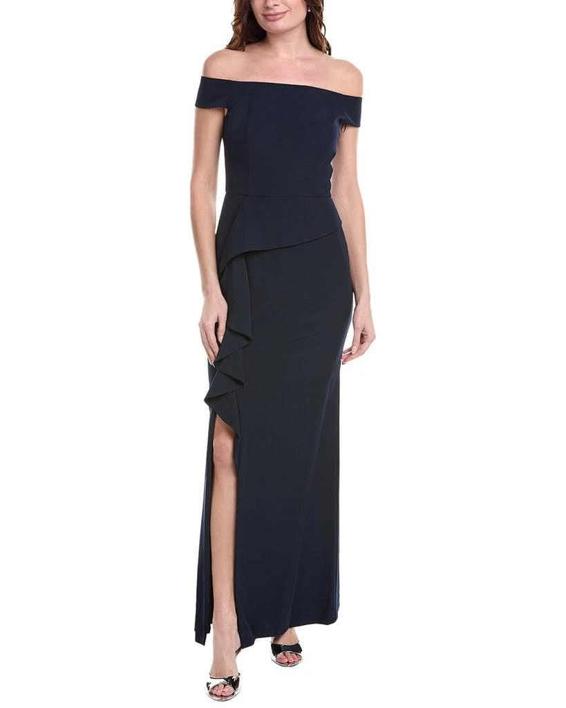 Vince Camuto Off-The-Shoulder Gown 1