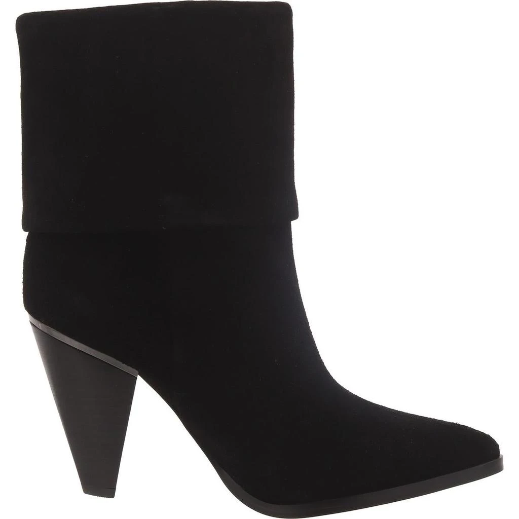 DKNY Cerise Womens Suede Cone Heel Ankle Boots 2