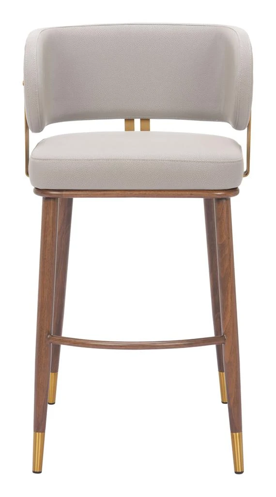 Hivvago Brew Barstool Beige 
Walnut 5