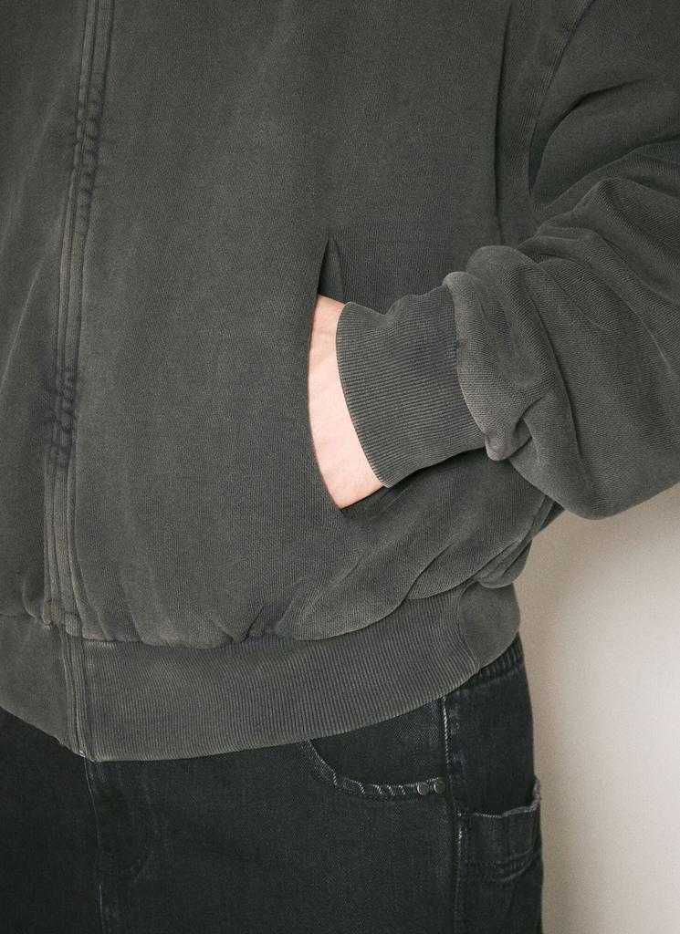 Entire Studios Thermal Hooded Sweatshirt Black L - Hoodies Entire Studios Thermal Hooded Sweatshirt Black L - Hoodies