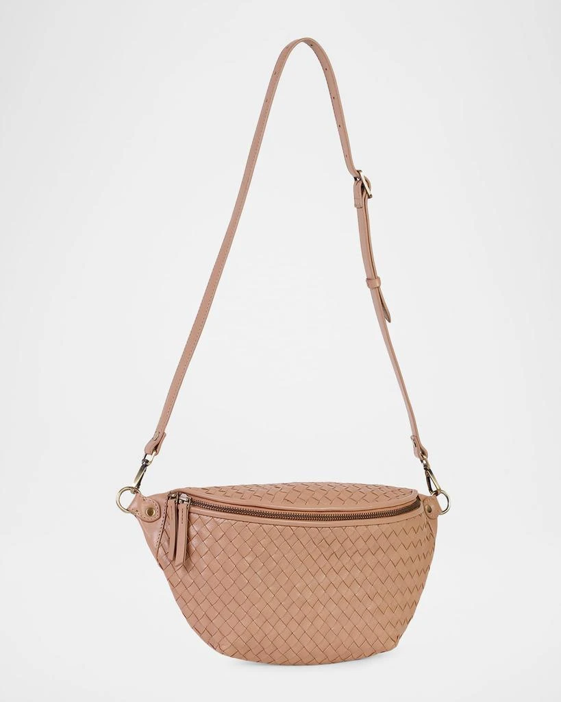 Rafe Alex Sling Woven Leather Shoulder Bag 2