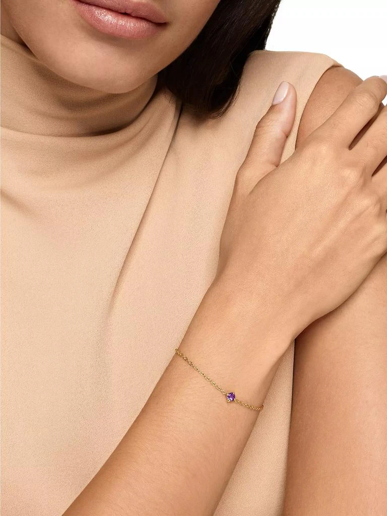 David Yurman Micro Chatelaine Chain Bracelet in 18K Yellow Gold 2
