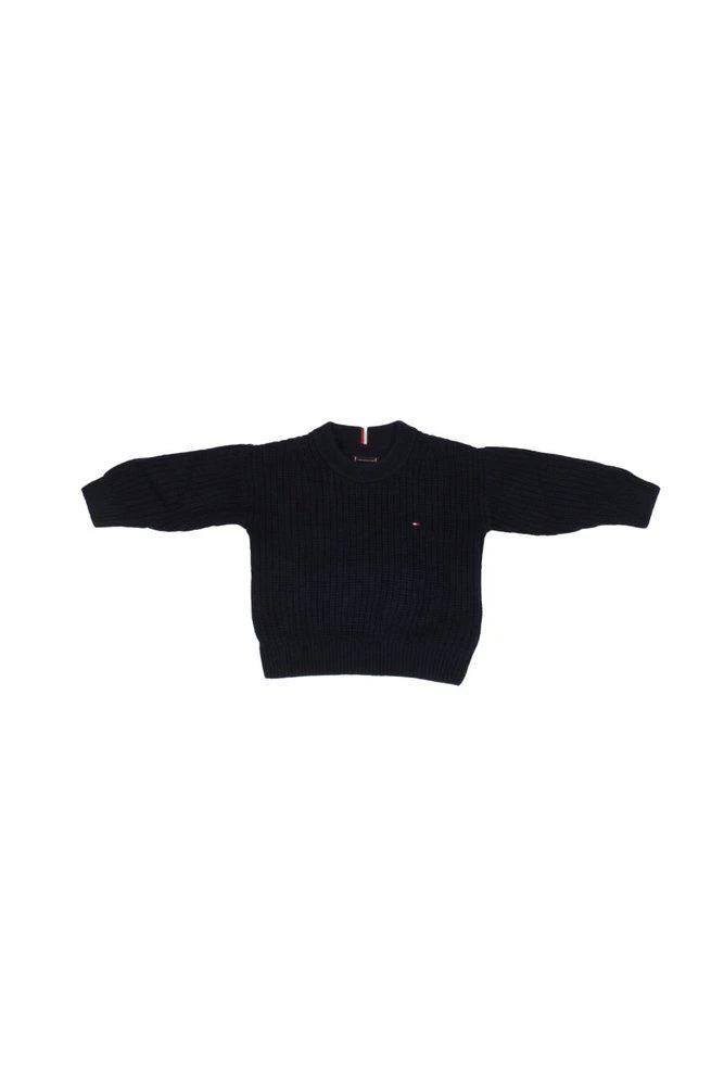 Tommy Hilfiger Junior Tommy Hilfiger Junior Cardigan Stitch Crew Neck Jumper