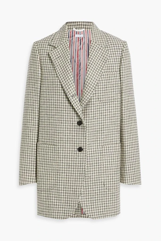 Thom Browne Oversized houndstooth wool-tweed blazer 1